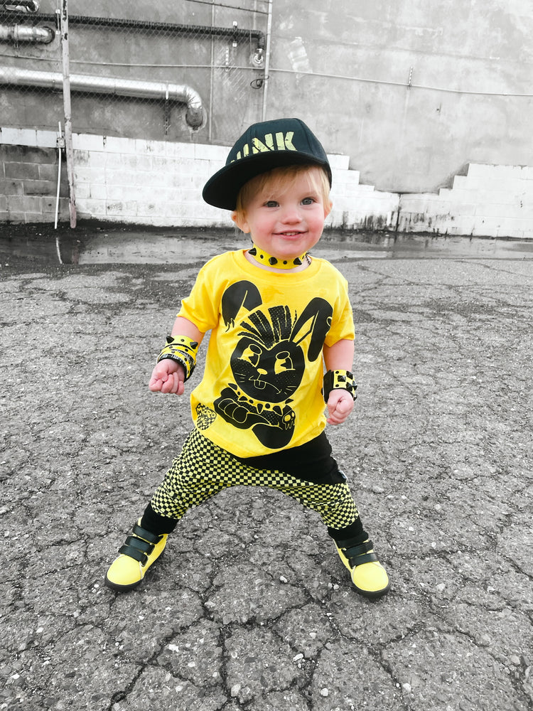 Punk Bunny Yellow HighTops (MM Collab)